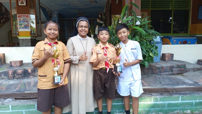 SD Katolik Sang Timur Semarang Raih Prestasi di Kejuaraan FLS3N Tingkat Kecamatan