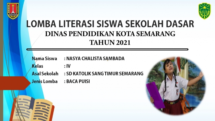 LOMBA LITERASI TINGKAT KOTA SEMARANG # CABANG MEMBACA PUISI