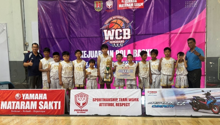 Sang Timur Raih Juara 3 di Kejuaraan Basket Piala Walikota Semarang